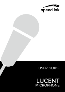 Manual de uso Speedlink SL-8708-BK Micrófono