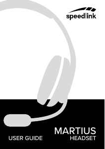 Brugsanvisning Speedlink SL-860001-BK Headset