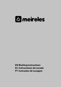 Manual Meireles MLRI 1480 Máquina de lavar roupa