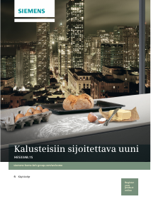Käyttöohje Siemens HE533ABS1S Uuni