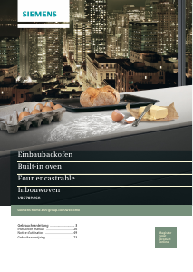 Bedienungsanleitung Siemens VB578D0S0 Backofen