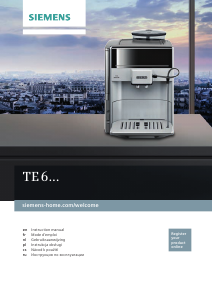 Руководство Siemens TE605209RW Эспрессо-машина