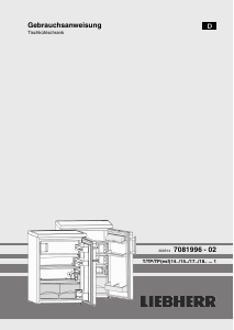 Bedienungsanleitung Liebherr T 1404 Kühlschrank