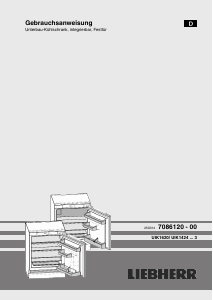 Bedienungsanleitung Liebherr UIK 1424 Kühlschrank