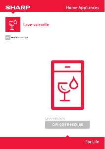 Mode d’emploi Sharp QW-GD53I443X-EU Lave-vaisselle
