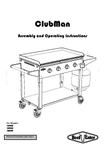 Bruksanvisning BeefEater Clubman Utegrill