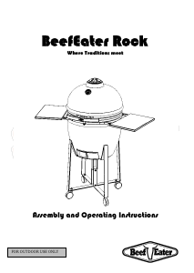 Bruksanvisning BeefEater Rock Utegrill