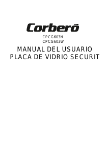 Manual de uso Corberó CPCG603W Placa