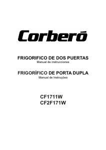 Manual Corberó CC1711W Frigorífico combinado