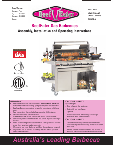 Bruksanvisning BeefEater Signature S-3000E Utegrill