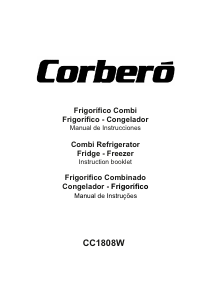 Manual Corberó CC1808W Frigorífico combinado