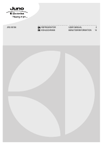 Handleiding Juno-Electrolux JRG90106 Koelkast