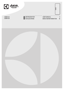 Handleiding Juno-Electrolux JRZ90122 Koelkast