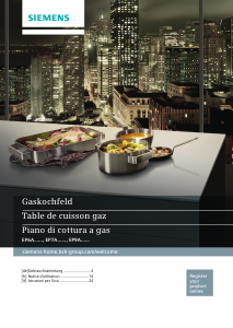 Mode d’emploi Siemens EP6A8PB20 Table de cuisson