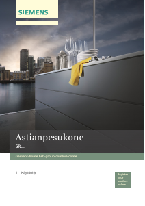 Käyttöohje Siemens SR636X00ME Astianpesukone