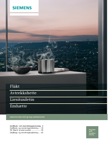 Käyttöohje Siemens LC66BHM50 Liesituuletin