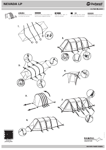 Manual Outwell Evolution Nevada LP Tent
