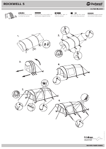Handleiding Outwell Privilege Rockwell 5 Tent