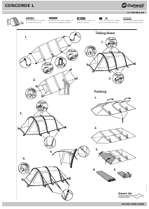 Manual Outwell Smart Air Concorde L Tent
