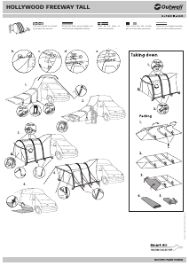 Manual Outwell Smart Air Hollywood Freeway Tall Tent