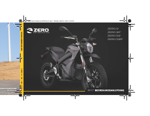 Bedienungsanleitung Zero DSR (2017) Motorrad