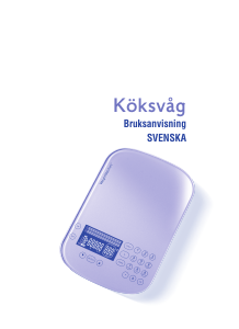 Bruksanvisning WeightWatchers Digital Köksvåg