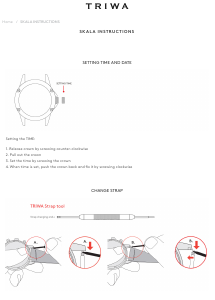 Handleiding Triwa Skala Horloge