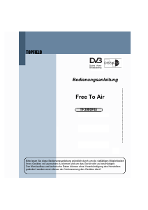 Bedienungsanleitung Topfield TF 3000 FEi Digital-receiver