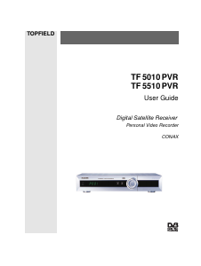 Handleiding Topfield TF 5510 PVR Digitale ontvanger