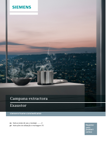 Manual de uso Siemens LC91BE552 Campana extractora