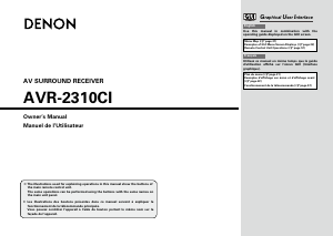 Handleiding Denon AVR-2310CI Receiver