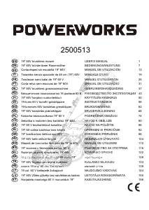 Priročnik Powerworks PD60LM46HP Vrtna kosilnica