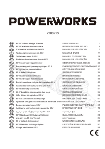 Käyttöohje Powerworks PD60HT Pensasleikkuri