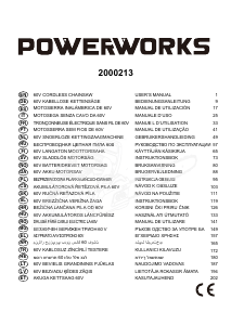 Manual Powerworks PD60CS40 Ferăstrăul cu lanţ