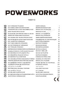 Manual de uso Powerworks PD60PS Sierra de cadena