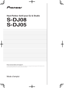 Mode d’emploi Pioneer S-DJ05 Haut-parleur