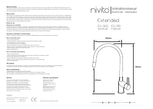 Bruksanvisning Nivito EX-300 Extended Blandare