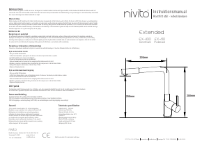 Bruksanvisning Nivito EX-400 Extended Blandare