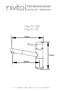 Bruksanvisning Nivito FL-100 Flow Blandare