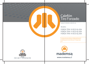 Manual de uso Mademsa Forza TFM 10 ECO GL/GN Caldera de gas