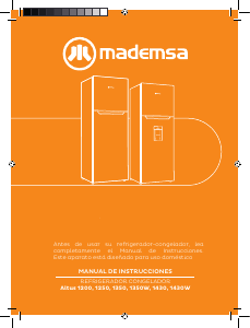 Manual de uso Mademsa Altus 1250 Frigorífico combinado