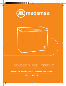 Manual de uso Mademsa M100 Congelador