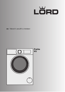 Manuál Lord W3 Pračka