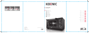 Manual Koenic KMO 4341 Oven