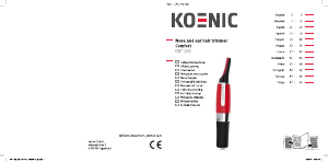Bedienungsanleitung Koenic KNT 100 Nasenhaartrimmer