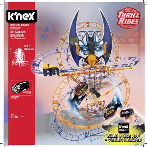 Manual K'nex set 34048 Thrill Rides Bionic Blast