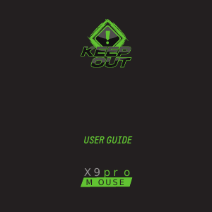 Instrukcja KeepOut X9PRO Mysz
