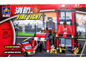 Mode d’emploi Kazi set 8052 Fire Fight Caserne de pompiers