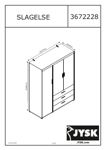 Manual JYSK Slagelse Garderobă