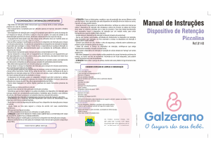 Manual Galzerano Piccolina Cadeira auto